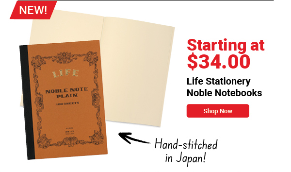 Life Stationery Noble Notebooks
