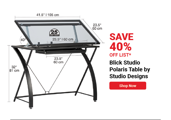 Blick Studio Polaris Table by Studio Designs