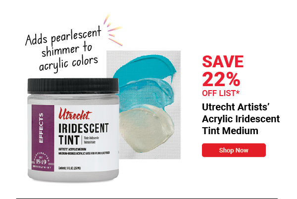 Utrecht Artists' Acrylic Iridescent Tint Medium