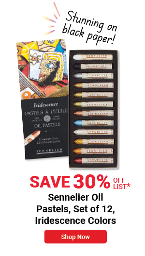Sennelier Oil Pastel Set - Iridescent Colors, Set of 12