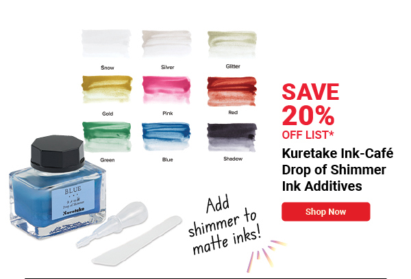 Kuretake Ink-Café Drop of Shimmer Ink Additives
