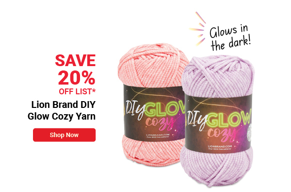 Lion Brand DIY Glow Cozy Yarn