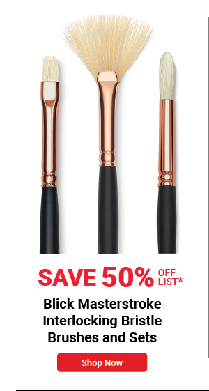 Blick Masterstroke Interlocking Bristle Brushes and Sets