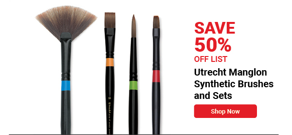 Utrecht Manglon Synthetic Brushes and Sets