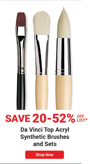 Da Vinci Top Acryl Synthetic Brushes and Sets