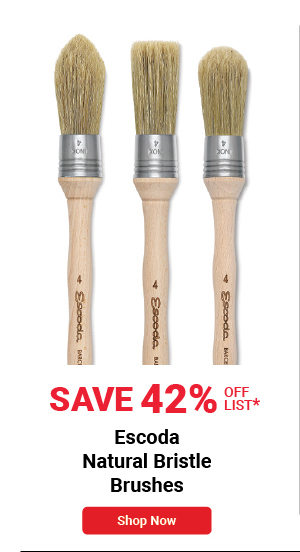 Escoda Natural Bristle Brushes