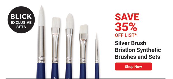 Silver Brush Bristlon Synthetic Brushes and Sets