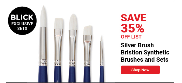 Silver Brush Bristlon Synthetic Brushes and Sets