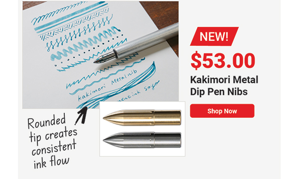 Kakimori Metal Dip Pen Nibs