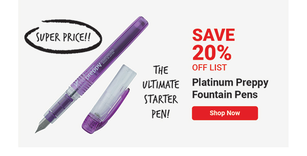 Platinum Preppy Fountain Pens