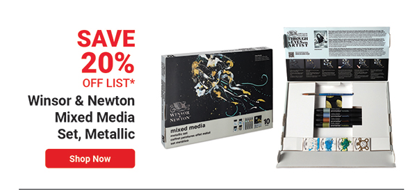 Winsor & Newton Mixed Media Set - Metallic