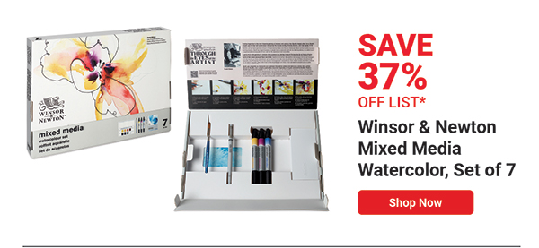 Winsor & Newton Mixed Media Watercolor Set of 7