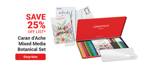 Caran d'Ache Mixed Media Botanical Set