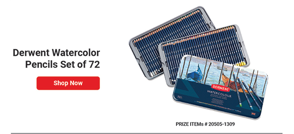 Derwent Watercolor Pencil Set - Assorted Set of 72
