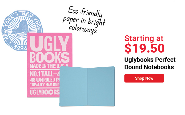 Uglybooks Perfect Bound Notebooks