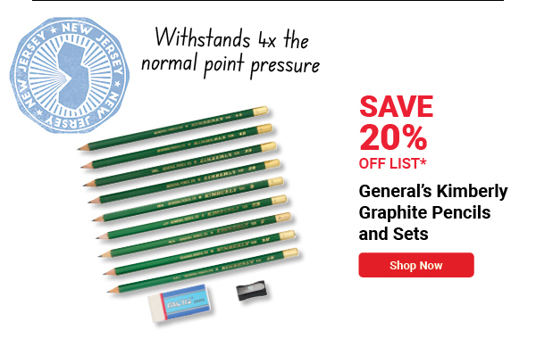 General's Kimberly Graphite Pencils and Sets