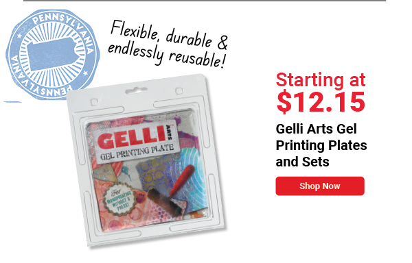 Gelli Arts Gel Printing Plates and Sets