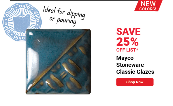 Mayco Stoneware Classic Glazes