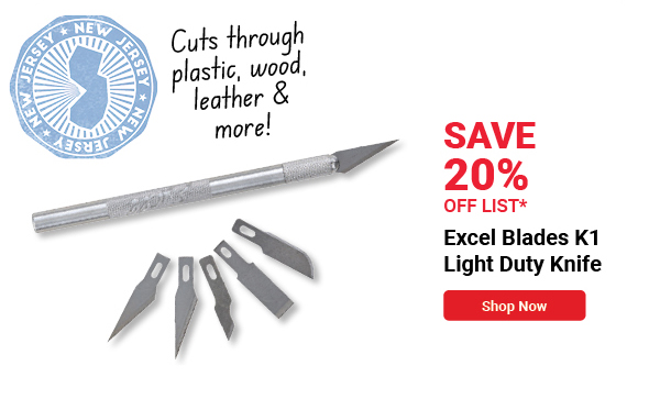Excel Blades K1 Light Duty Knife