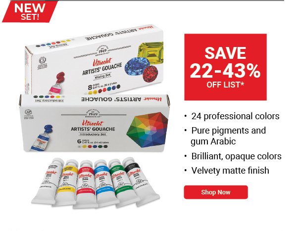 Utrecht Artists' Gouache Paints and Set