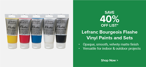 Lefranc Bourgeois Flashe Vinyl Paints and Sets