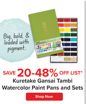 Kuretake Gansai Tambi Watercolor Paint Pans and Sets