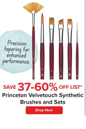 Princeton Velvetouch Synthetic Brushes and Sets