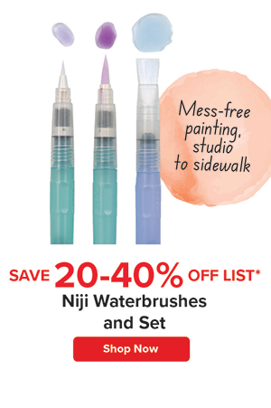 Niji Waterbrushes and Set