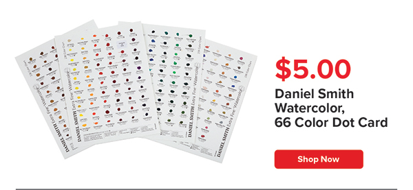 Daniel Smith Watercolor - 66 Color Dot Card