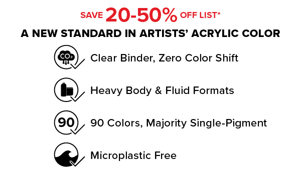A New Standard in Artists' Acrylic Color