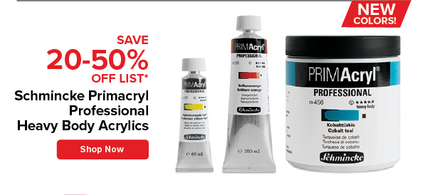 Schmincke Primacryl Professional Heavy Body Acrylics