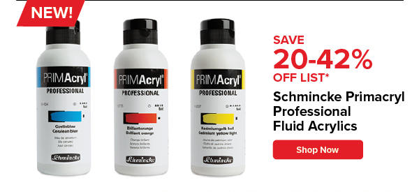 Schmincke Primacryl Professional Fluid Acrylics