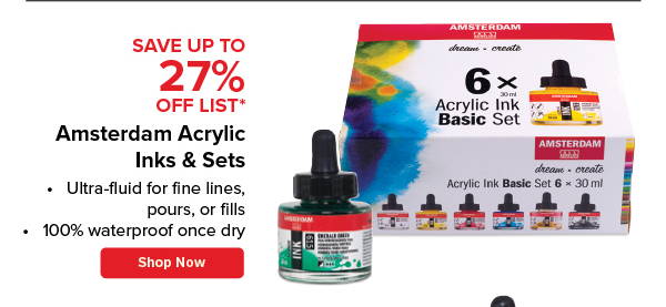 Amsterdam Acrylic Ink and Sets