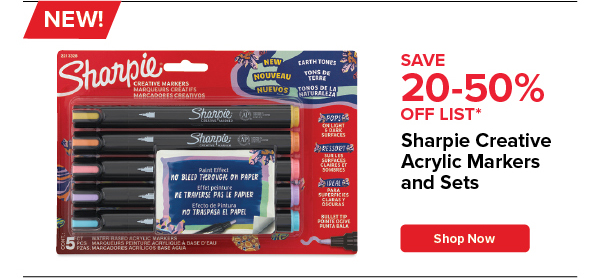 Sharpie Creative Acrylic Markers and Sets