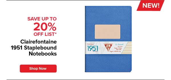 Clairefontaine 1951 Staplebound Notebooks