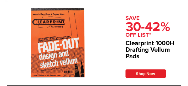 Clearprint 1000H Drafting Vellum Pads