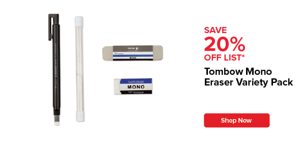 Tombow Mono Eraser Variety Pack