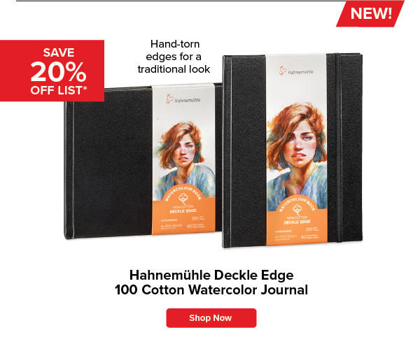 Hahnemühle Deckle Edge 100 Cotton Watercolor Journal