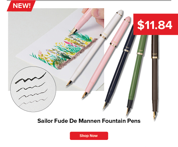 Sailor Fude De Mannen Fountain Pens