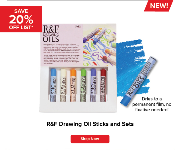 R&F Drawing Oil Sticks and Sets