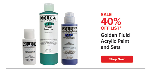 Golden Fluid Acrylic Paint and Sets