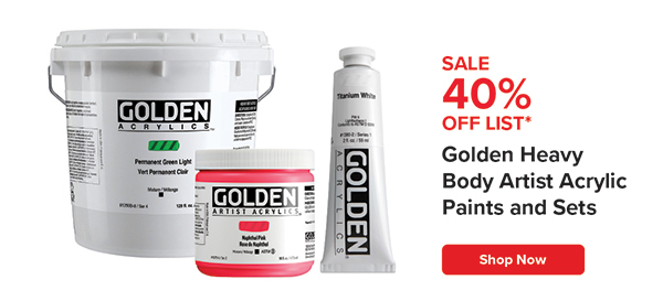 Golden Heavy Body Artist Acrylic Paints and Sets