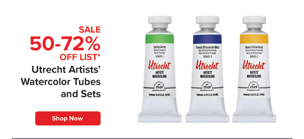 Utrecht Artists' Watercolor Tubes and Sets