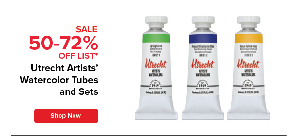 Utrecht Artists' Watercolor Tubes and Sets