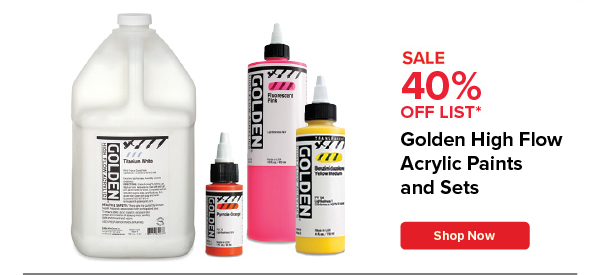 Golden High Flow Acrylic Paints and Sets