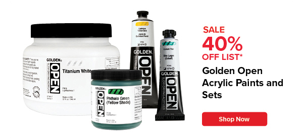 Golden Open Acrylic Paints and Sets