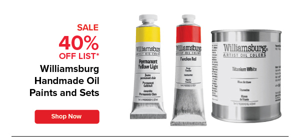 Williamsburg Handmade Oil Paints and Sets