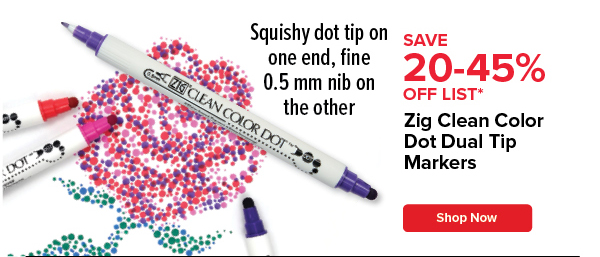 Zig Clean Color Dot Dual Tip Markers