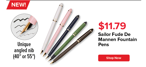 Sailor Fude De Mannen Fountain Pens