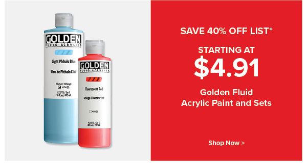 Golden Fluid Acrylic Paint and Sets